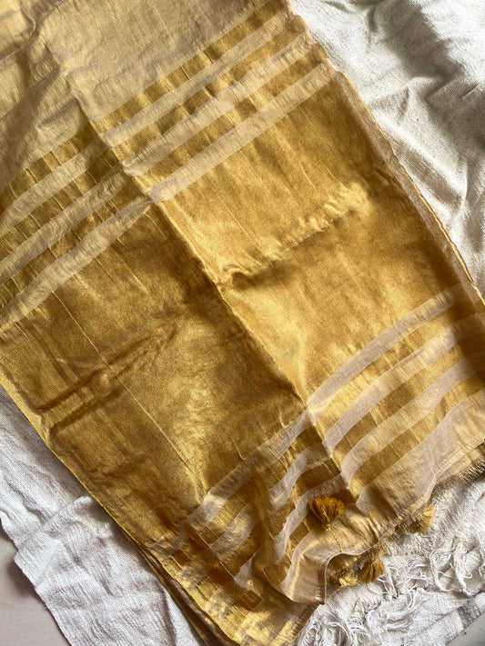 Swarna Golden Tissue Saree